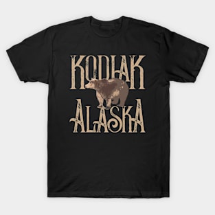 Kodiak Alaska Vacation Resident Visitor Alaska Bear T-Shirt